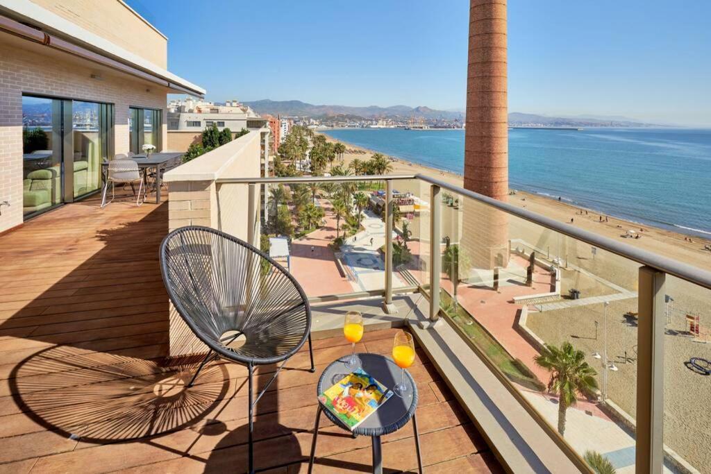 D&R Penthouse On The Beach Apartment Malaga Ngoại thất bức ảnh