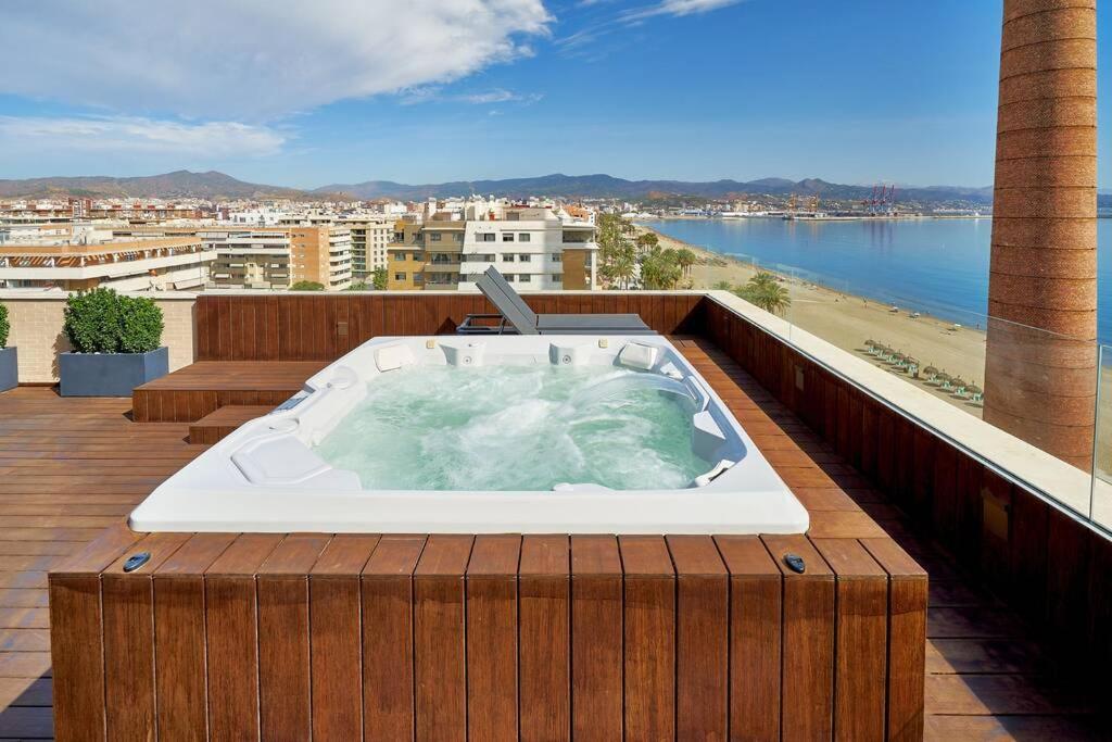 D&R Penthouse On The Beach Apartment Malaga Ngoại thất bức ảnh