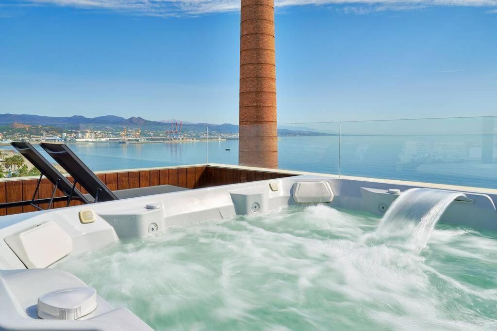 D&R Penthouse On The Beach Apartment Malaga Ngoại thất bức ảnh