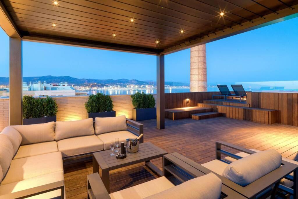 D&R Penthouse On The Beach Apartment Malaga Ngoại thất bức ảnh