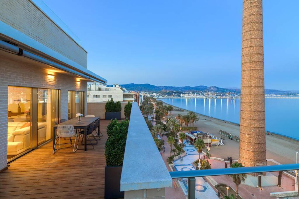 D&R Penthouse On The Beach Apartment Malaga Ngoại thất bức ảnh
