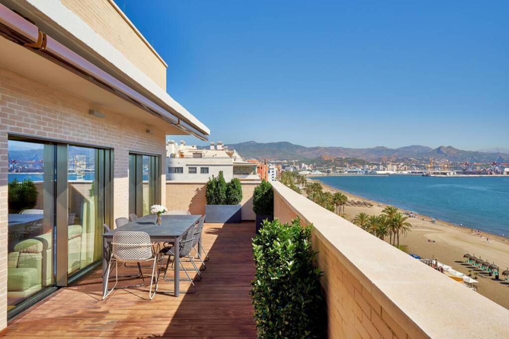 D&R Penthouse On The Beach Apartment Malaga Ngoại thất bức ảnh